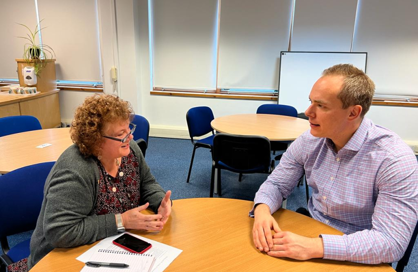 David meets local councillor to discuss healthcare provision