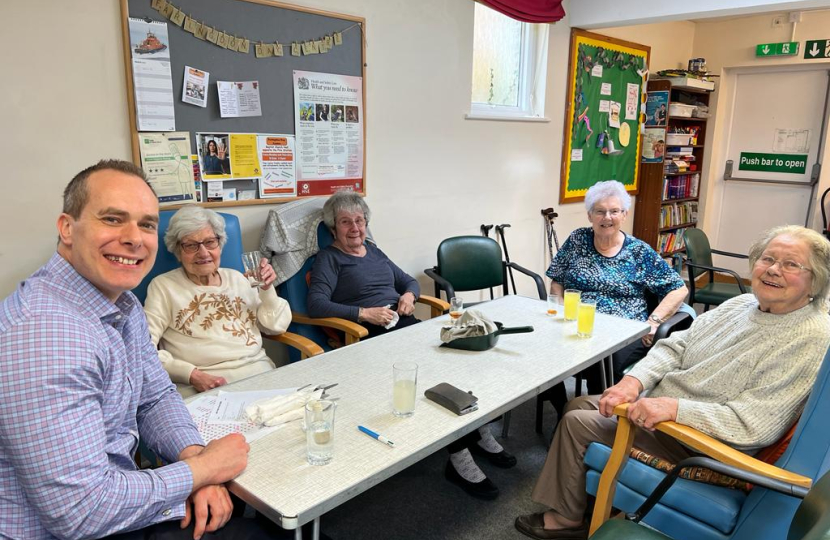 David visits the Faringdon Day Centre