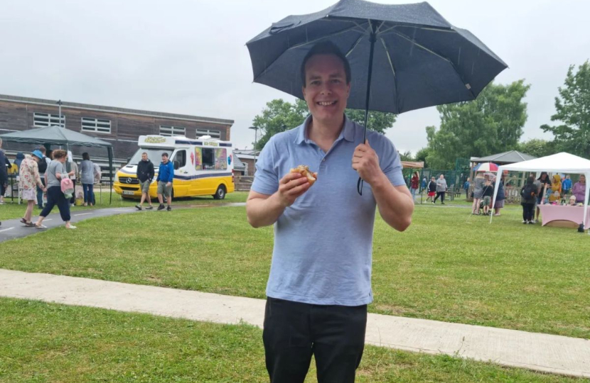 David opens Fitzwaryn Schools’ Summer Fete