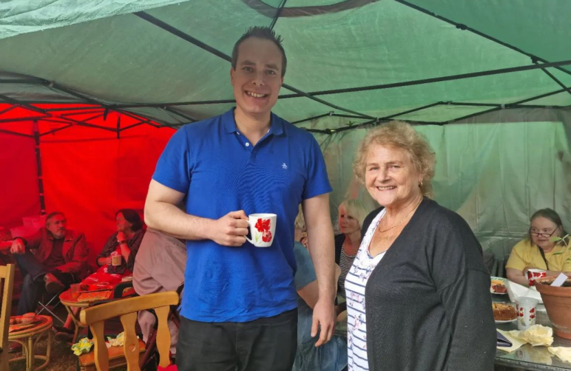 David attends Didcot Good Neighbour Scheme summer party