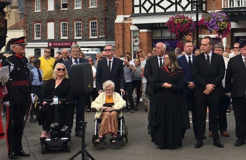 David attends the Proclamation of Accession of HM King Charles III in Wantage