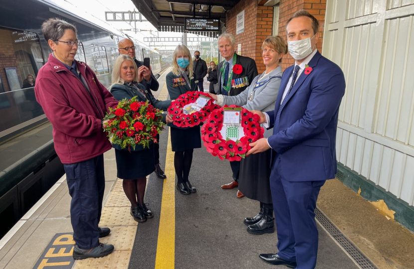 David attends 3 Remembrance Day activities in Wallingford and Didcot