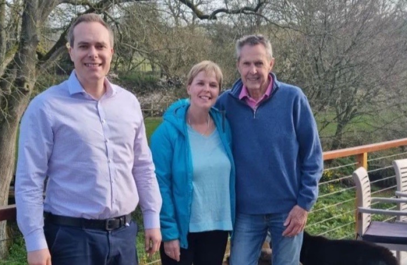 David visits Thatchcombe B&B to mark Bed & Breakfast Week