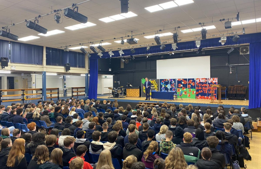 David talks to schools and community groups about UK Parliament Week 