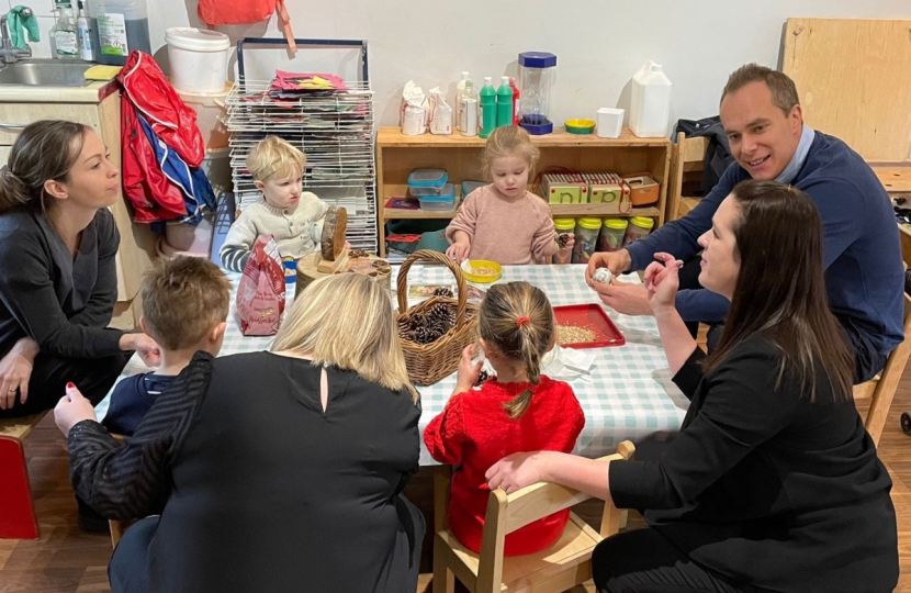 David visits Busy Bees in Ardington