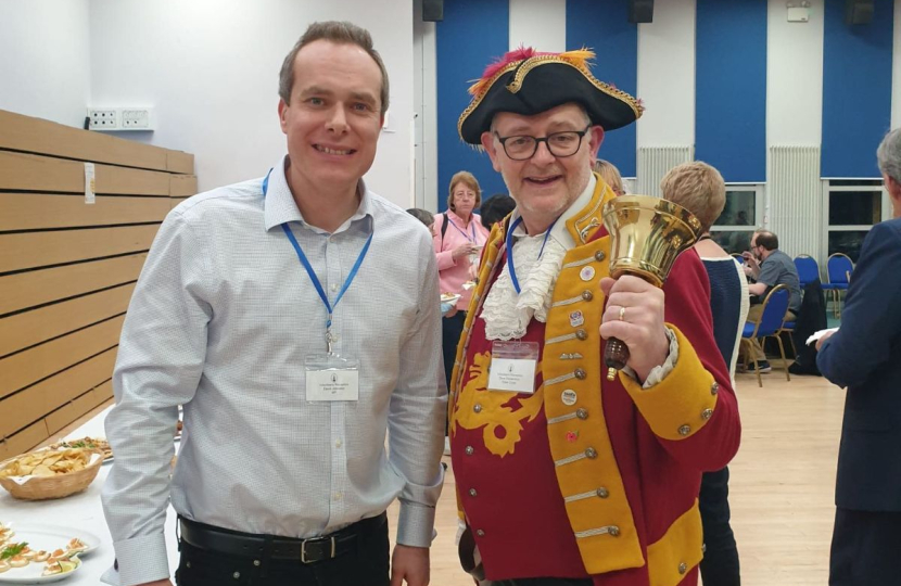 David attends the Mayor of Wantage’s Volunteer Awards