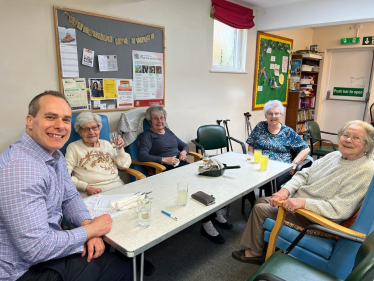 David visits the Faringdon Day Centre