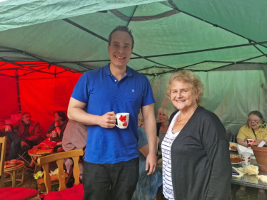 David attends Didcot Good Neighbour Scheme summer party