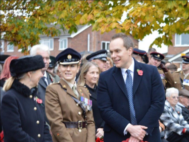 David attends 3 Remembrance Day activities in Wallingford and Didcot