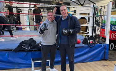 David visits the Cornermen at South Moreton Boxing Club