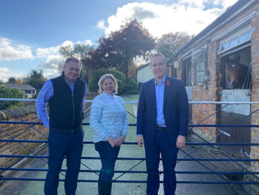 David meets with local racehorse trainer Eve Johnson Houghton