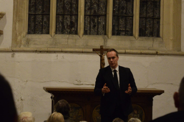 David speaks at the launch of All Saints Church fundraising appeal in North Moreton